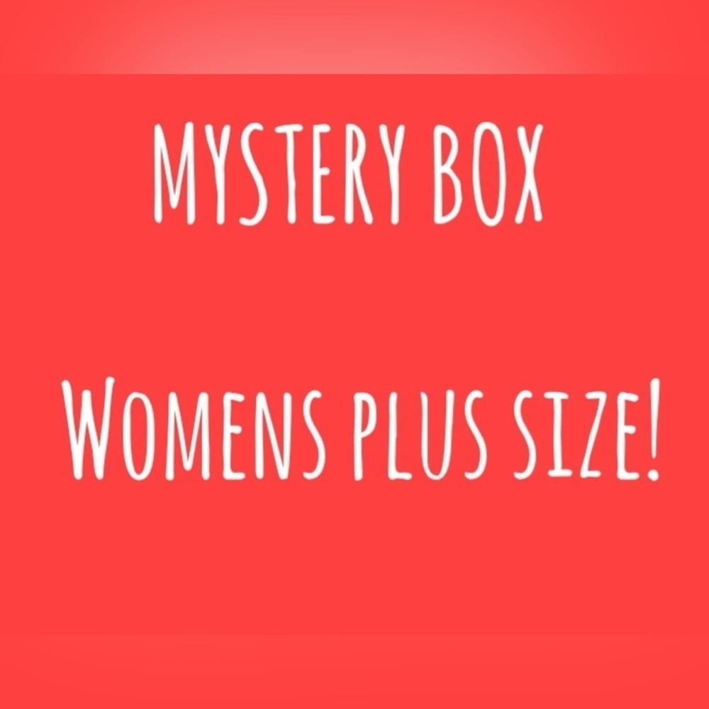 Womens plus size mystery box size 3X mixed brands